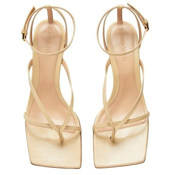 Bottega Veneta Women's Stretch Ankle Strap Kitten Sandals Size 36.5 (MSRP $990) - Picture 1 of 11